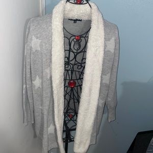 GUC Adrienne Vittadini Star Print Cardigan